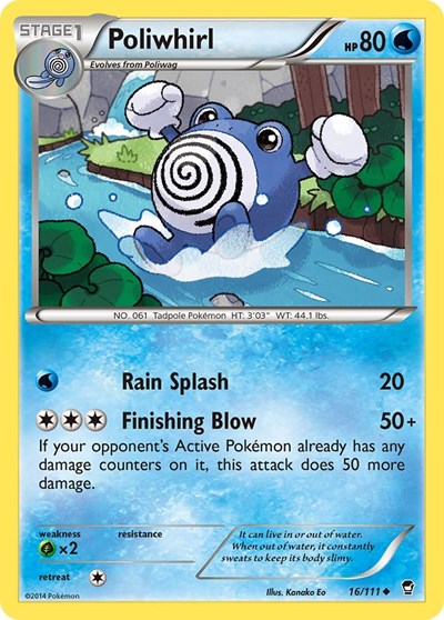 Poliwhirl (XY - Furious Fists) Medium Play