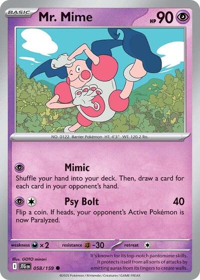 Mr. Mime (SV09: Journey Together) Light Play