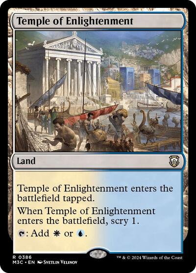 Temple of Enlightenment (Commander: Modern Horizons 3) Light Play
