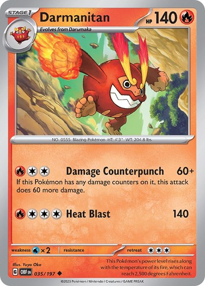 Darmanitan (Scarlet and Violet: Obsidian Flames) Light Play