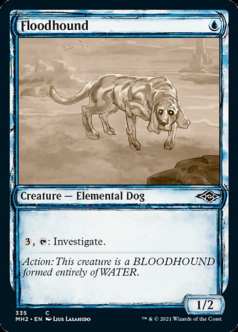 Floodhound (Showcase) (Modern Horizons 2) Light Play Foil