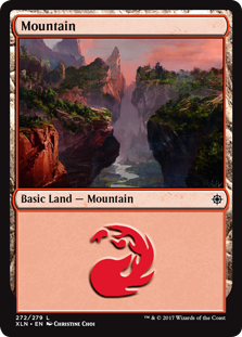 Mountain (272) (Ixalan) Light Play