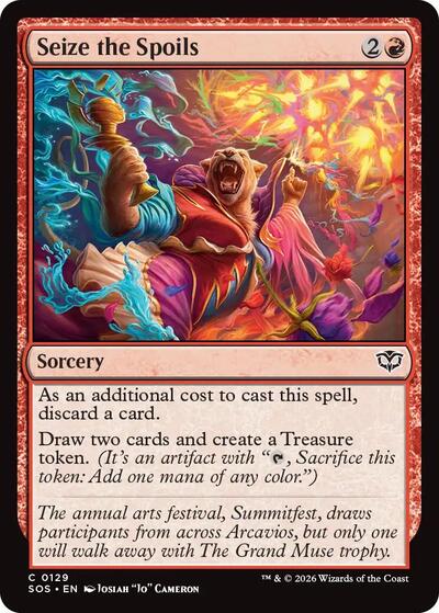 Seize the Spoils (Secrets of Strixhaven) Light Play Foil