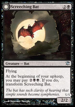 Screeching Bat (Stalking Vampire) (Innistrad) Light Play Foil