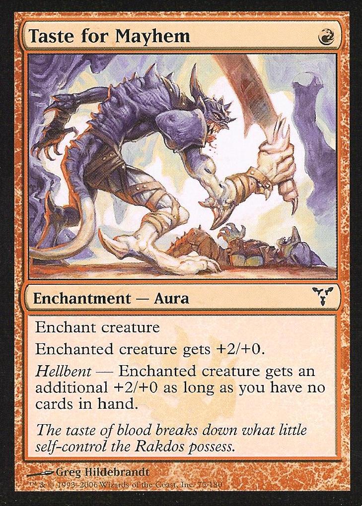 Taste for Mayhem (Dissension) Medium Play