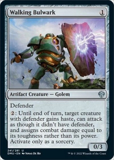 Walking Bulwark (Dominaria United) Light Play