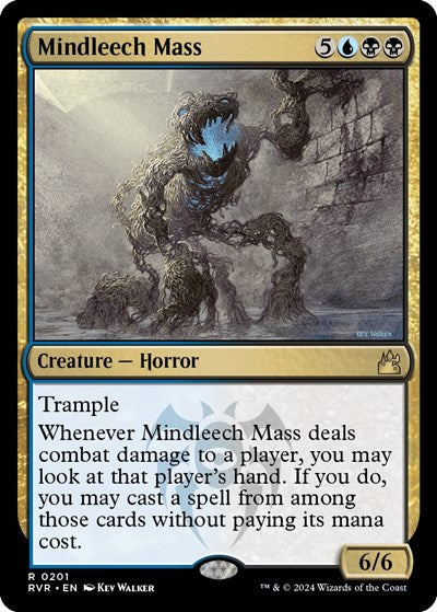 Mindleech Mass (Ravnica Remastered) Light Play Foil