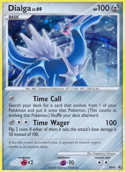 Dialga (DP49) (Diamond and Pearl Promos) Damaged / Poor Holofoil