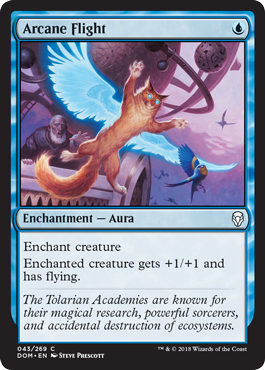 Arcane Flight (Dominaria) Light Play