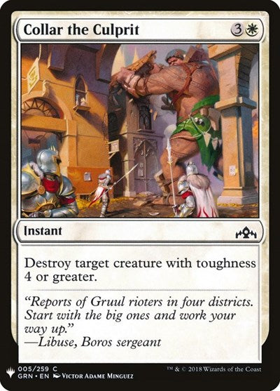 Collar the Culprit (Mystery Booster) Light Play