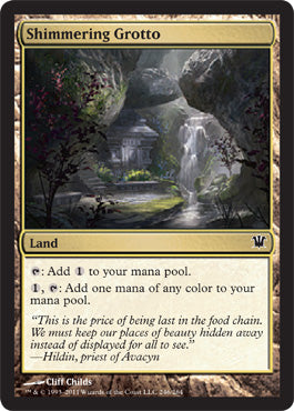 Shimmering Grotto (Innistrad) Heavy Play