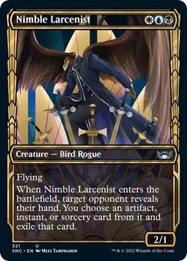 Nimble Larcenist (Showcase) (Streets of New Capenna) Light Play Foil