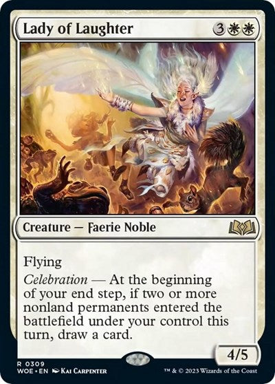 Lady of Laughter (Wilds of Eldraine) Light Play