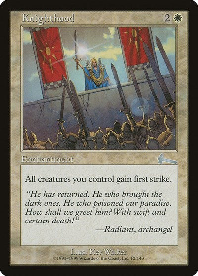 Knighthood (Urza's Legacy) Medium Play