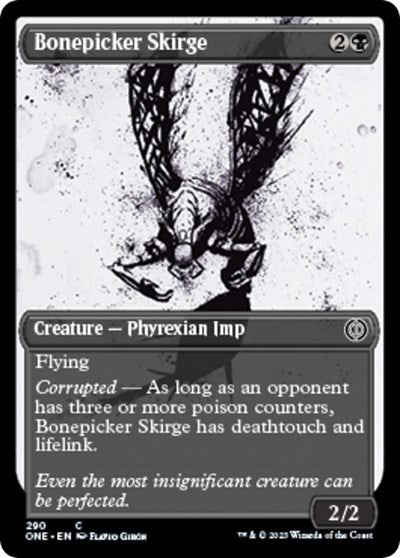 Bonepicker Skirge (Showcase) (Phyrexia: All Will Be One) Light Play Foil