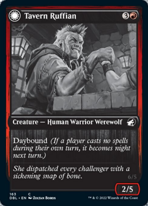 Tavern Ruffian / Tavern Smasher (Innistrad: Double Feature) Light Play
