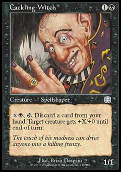 Cackling Witch (Mercadian Masques) Medium Play