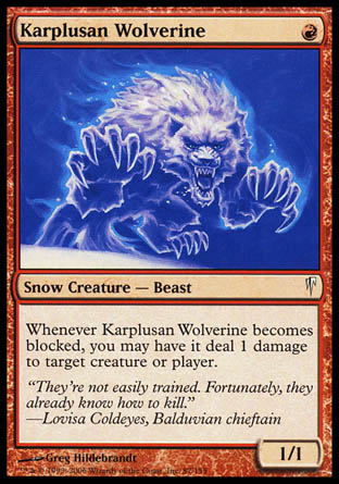 Karplusan Wolverine (Coldsnap) Light Play