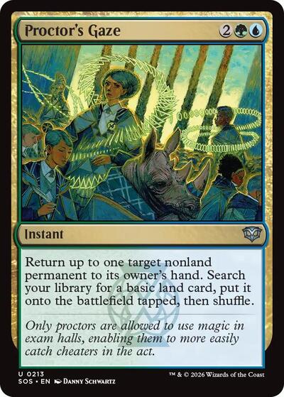 Proctor's Gaze (Secrets of Strixhaven) Light Play