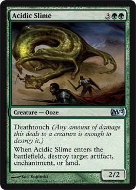 Acidic Slime (Magic 2012 Core Set) Light Play