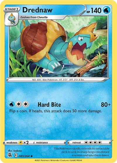 Drednaw (SWSH08: Fusion Strike) Light Play