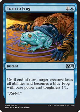 Turn to Frog (Magic 2015 Core Set) Light Play
