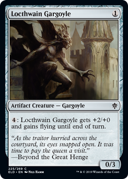 Locthwain Gargoyle (Throne of Eldraine) Light Play