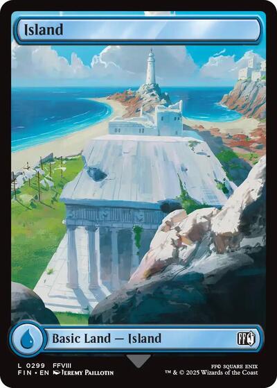 Island (0299) (Universes Beyond: FINAL FANTASY) Light Play