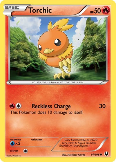 Torchic (14) (Dark Explorers) Medium Play