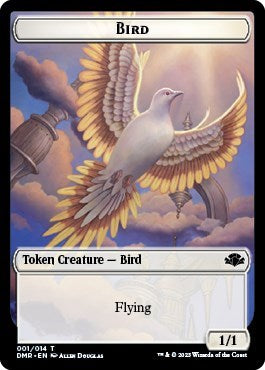 Bird Token (Dominaria Remastered) Light Play