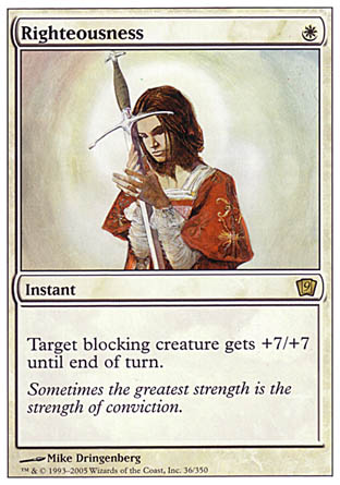 Righteousness (9th Edition) Medium Play