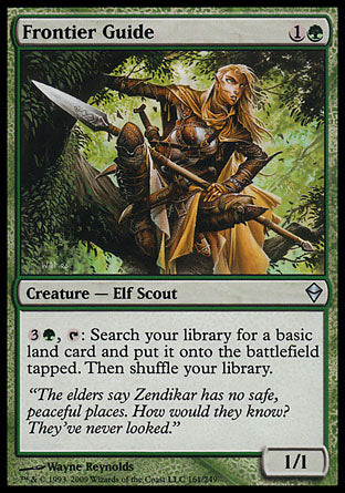 Frontier Guide (Zendikar) Light Play