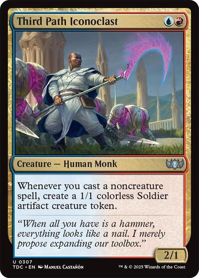 Third Path Iconoclast (Commander: Tarkir: Dragonstorm) Light Play