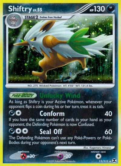 Shiftry (Rising Rivals) Heavy Play Holofoil