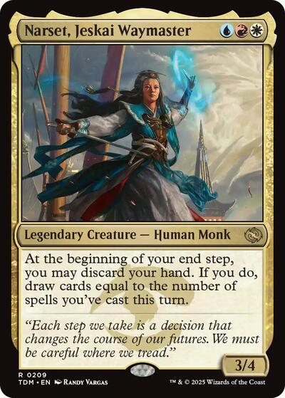 Narset, Jeskai Waymaster (Tarkir: Dragonstorm) Light Play Foil