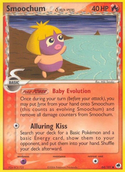 Smoochum (Delta Species) (Dragon Frontiers) Medium Play