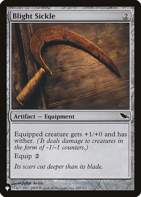 Blight Sickle (The List) Medium Play