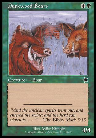 Durkwood Boars (Starter 1999) Light Play
