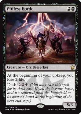 Pitiless Horde (Dragons of Tarkir) Heavy Play