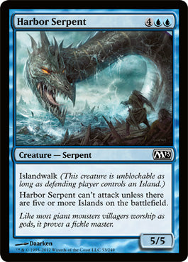 Harbor Serpent (Magic 2013 Core Set) Light Play