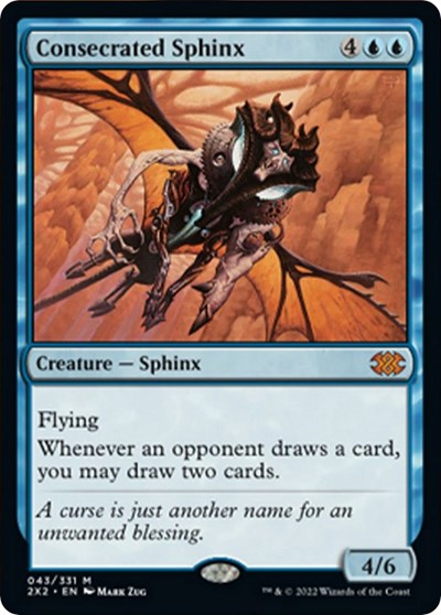 Consecrated Sphinx (Double Masters 2022) Light Play