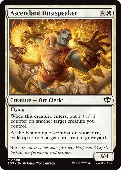 Ascendant Dustspeaker (Secrets of Strixhaven) Light Play