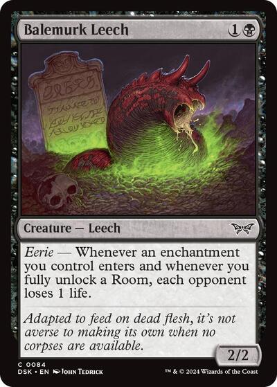 Balemurk Leech (Duskmourn: House of Horror) Light Play