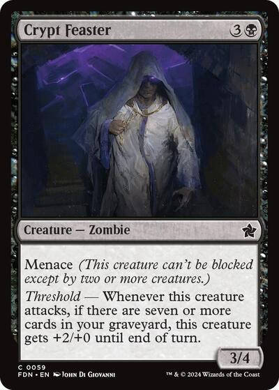 Crypt Feaster (Foundations) Light Play Foil