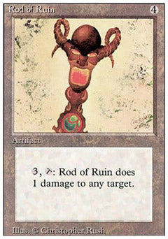 Rod of Ruin (Revised) Heavy Play