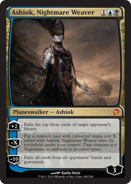 Ashiok, Nightmare Weaver (Theros) Damaged / Poor