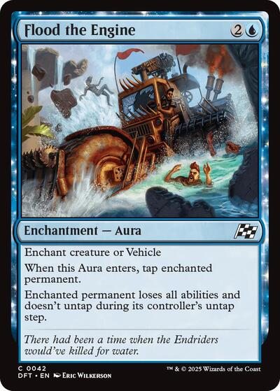 Flood the Engine (Aetherdrift) Light Play Foil