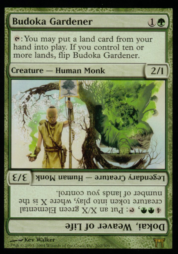 Budoka Gardener (Champions of Kamigawa) Light Play