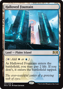Hallowed Fountain (Ravnica Allegiance) Light Play