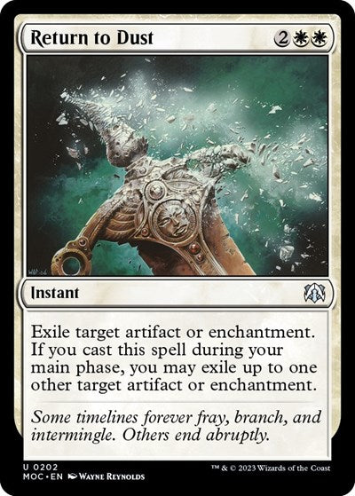 Return to Dust (Commander: March of the Machine) Light Play